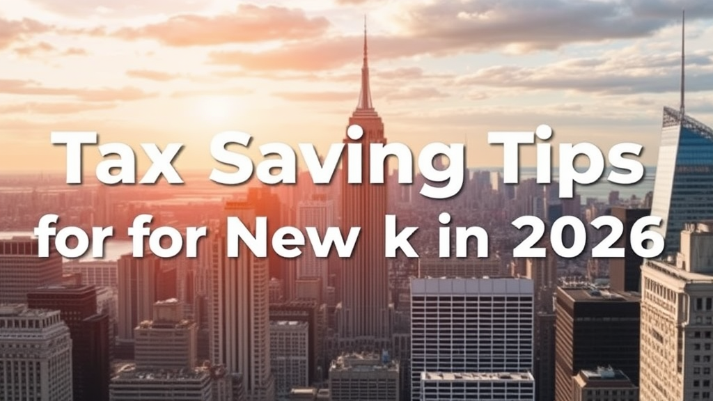 TAX saving tips for New York in 2026